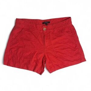 Banana Republic Cotton & Line Blend Red Shorts ❤️